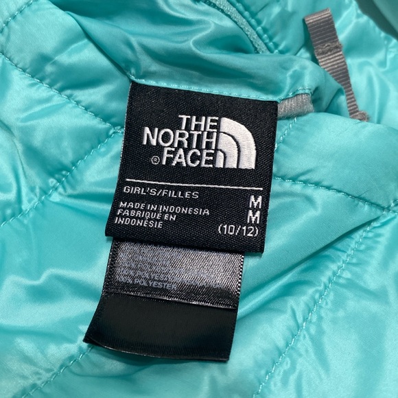 The North Face Girls Reversible Mossbud Swirl Jacket - Picture 9 of 16